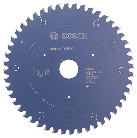 Bosch EXW Ahşap Daire Testere Bıçağı 210*30 mm 48 Diş Expert 2608642496